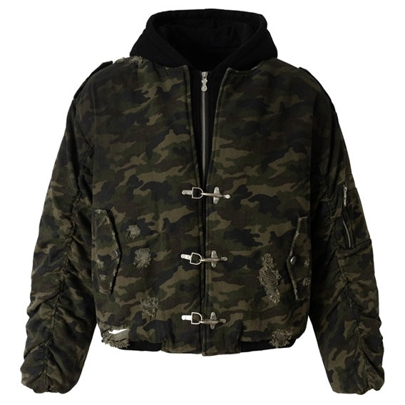 カモフラダメージフックジャケット znk000094