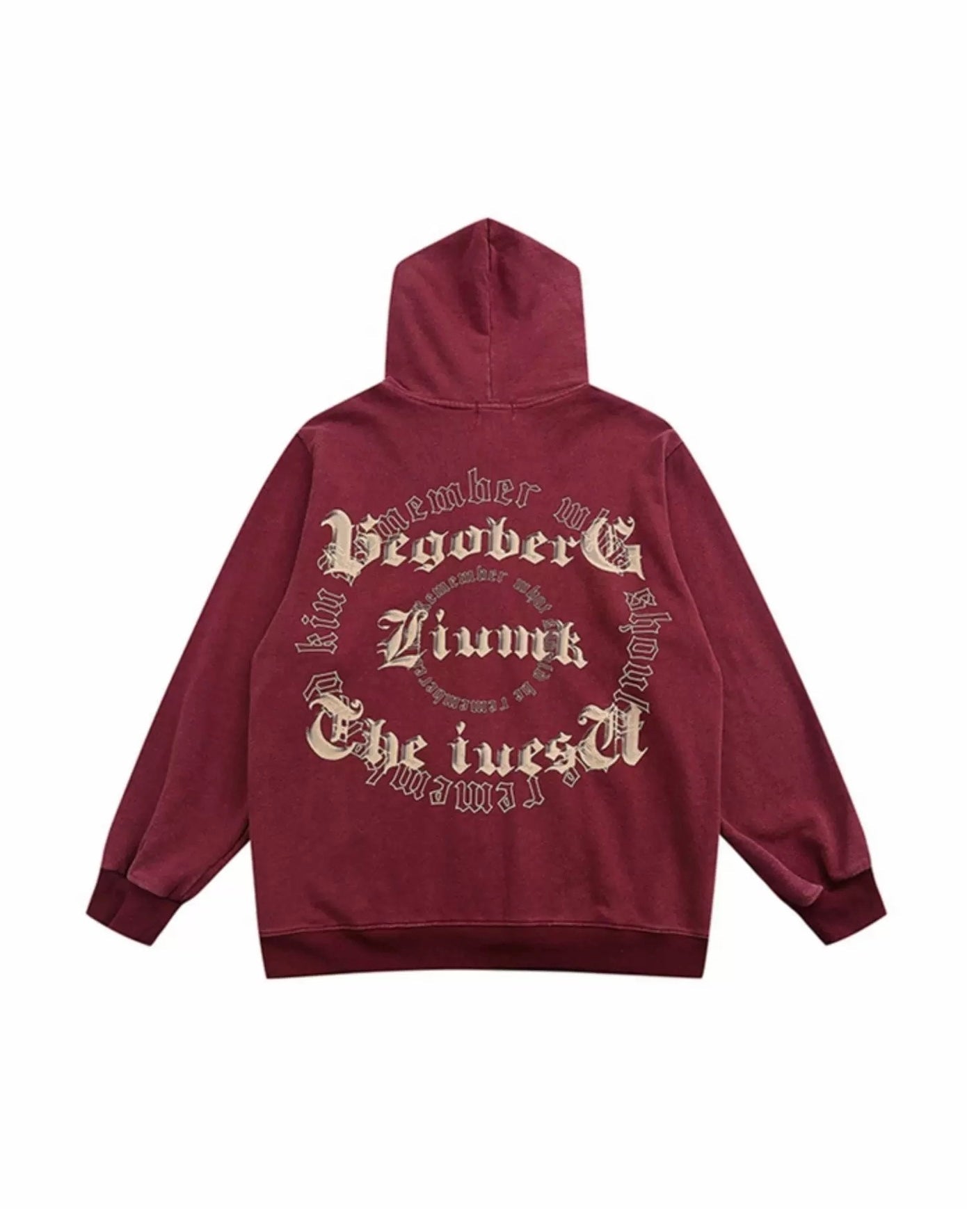 ゴシックロゴ ジップパーカー SS-000687