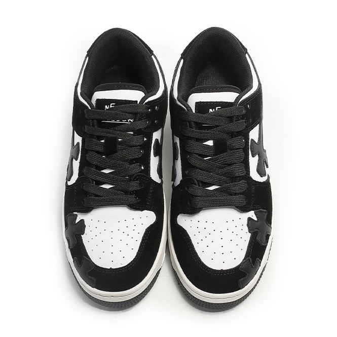 ツートンクロスデザインスニーカー znk000035