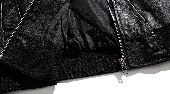 フェイクレザーMA-1ブルゾン znk000124