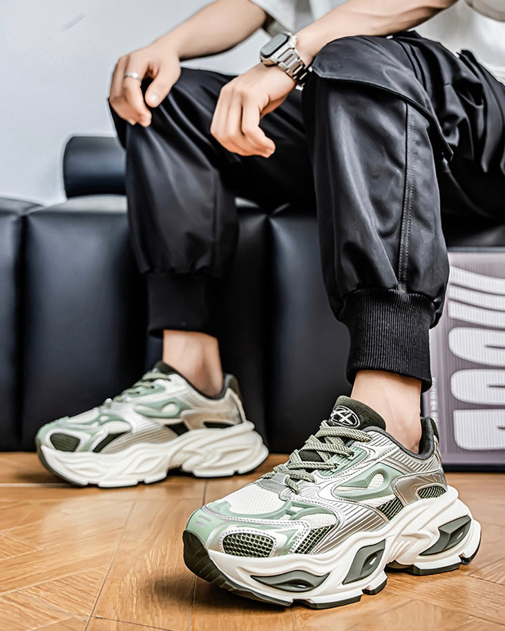 Mesh Panel Chunky Sneakers znk000229