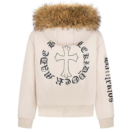 フェイクファーフードジャケット znk000107