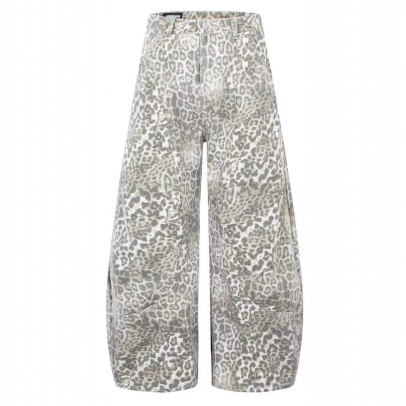 レオパードワイドデニムパンツ znk000179