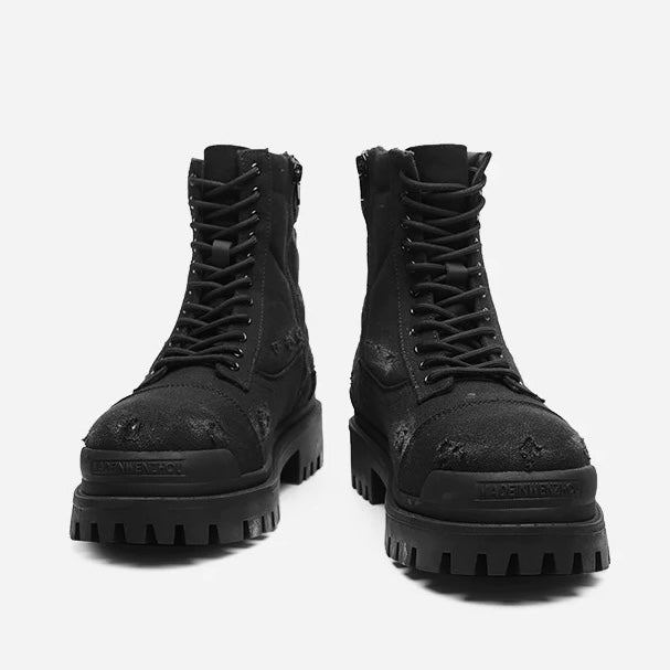 Black Combat Boots znk000205