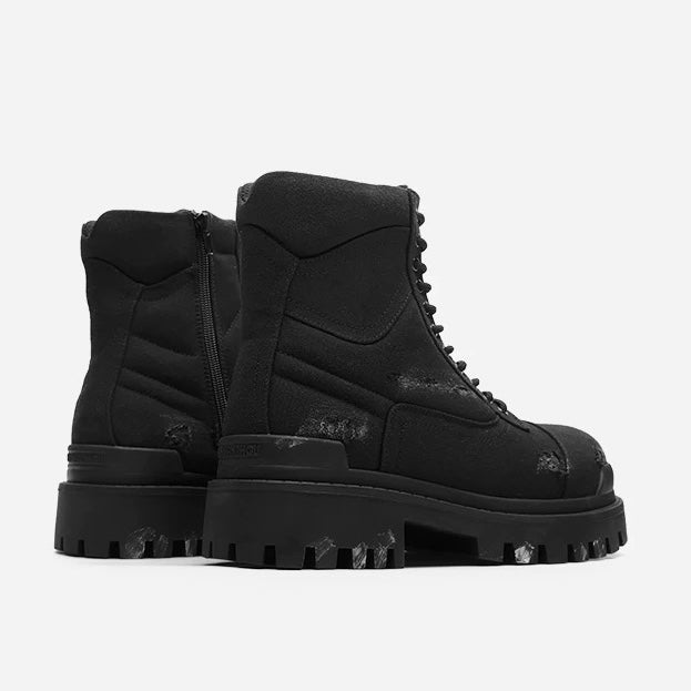 Black Combat Boots znk000205
