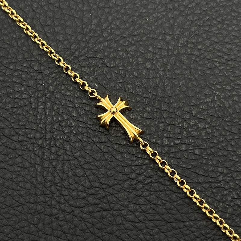 18kgp クロス チェーンブレスレット znk000135