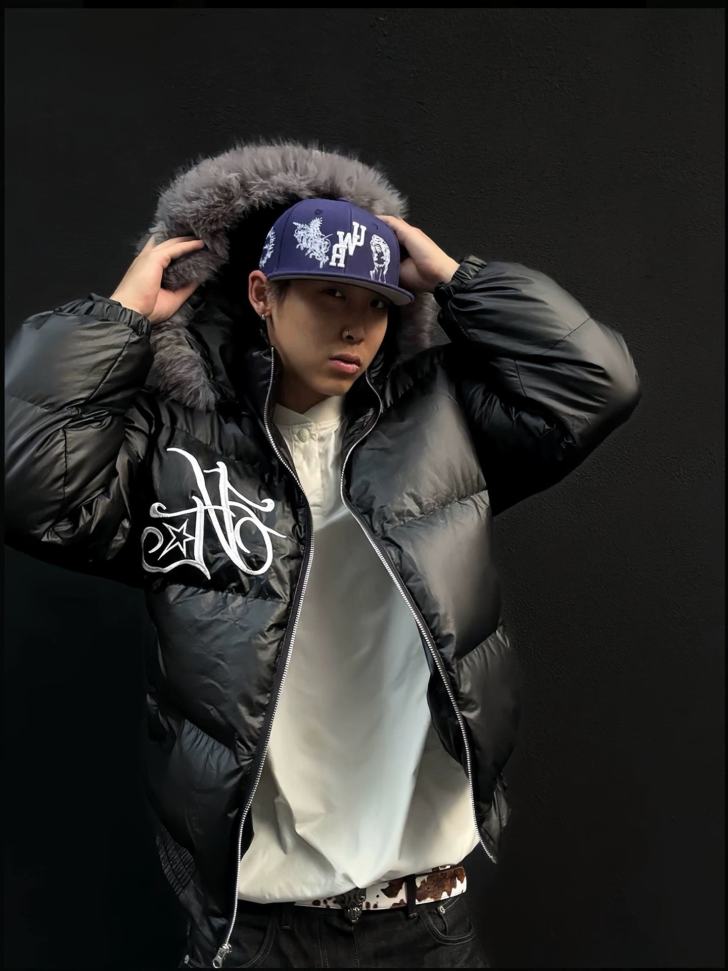 フードファーダウンジャケット znk000110