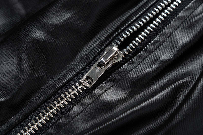 レザーワイドカーゴパンツ znk000023