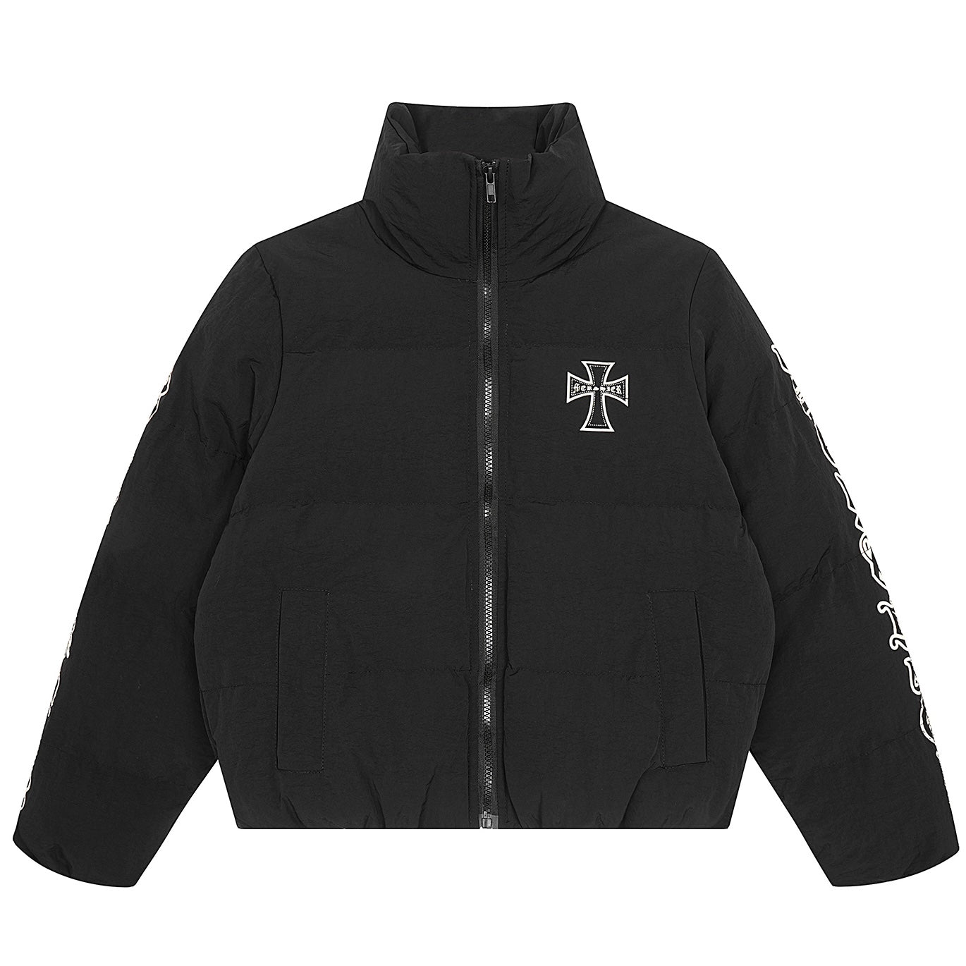 クロスバックプリントダウンジャケット znk000106