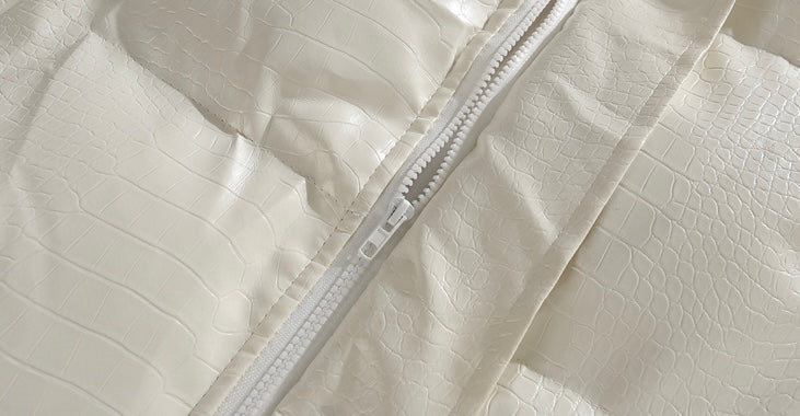 クロコレザーダウンジャケット znk000018