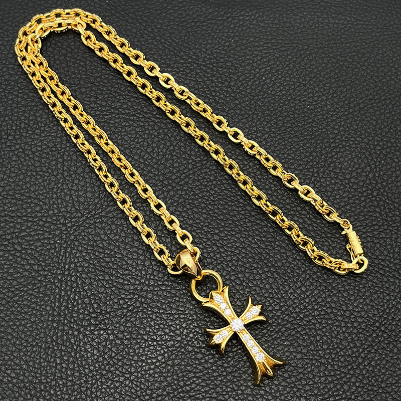 18kgp クロスチェーンネックレス znk000136