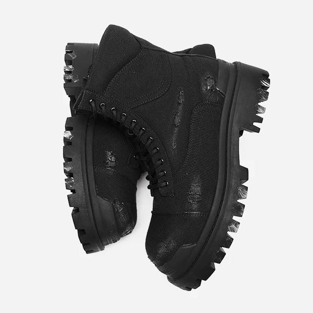 Black Combat Boots znk000205