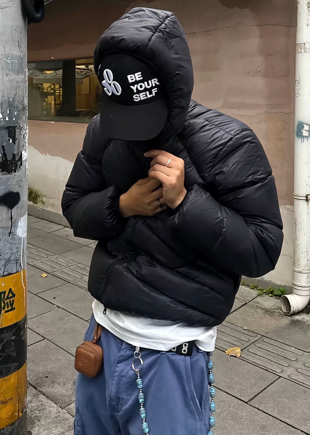 斜めジップフードジャケット znk000052