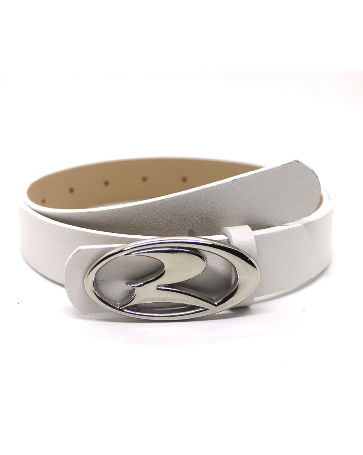 シルバーバックル シンプルベルト SS-000678