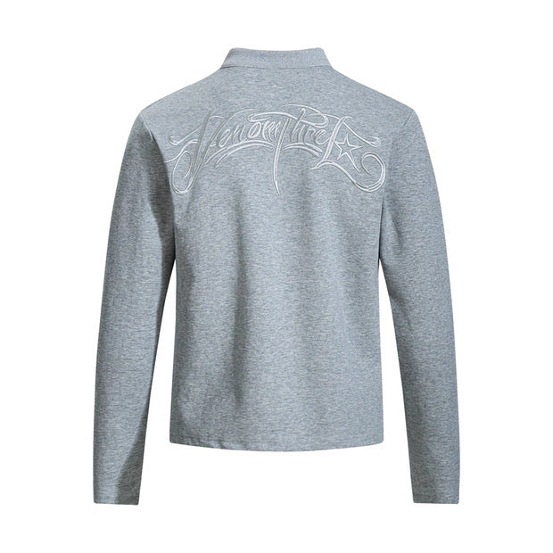 ヘンリーネックロングスリーブTシャツ znk000154