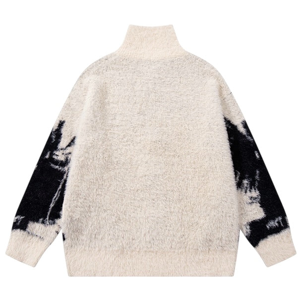 ハイネックニットジップジャケット znk000155