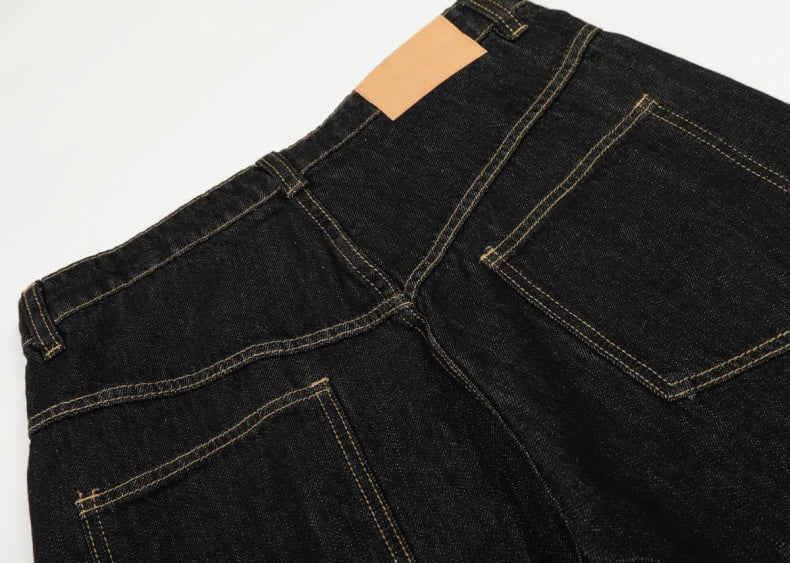 Wide Barrel Denim Pants znk000236
