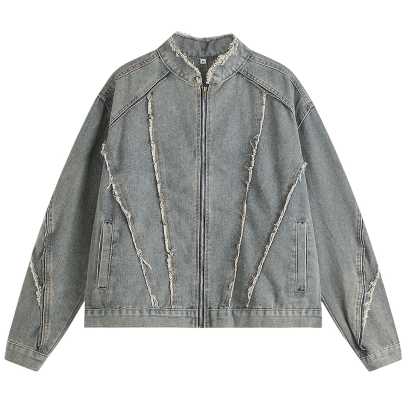 クラッシュデザインデニムジャケット znk000125