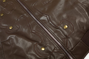 フェイクファーレザーブルゾン znk000102