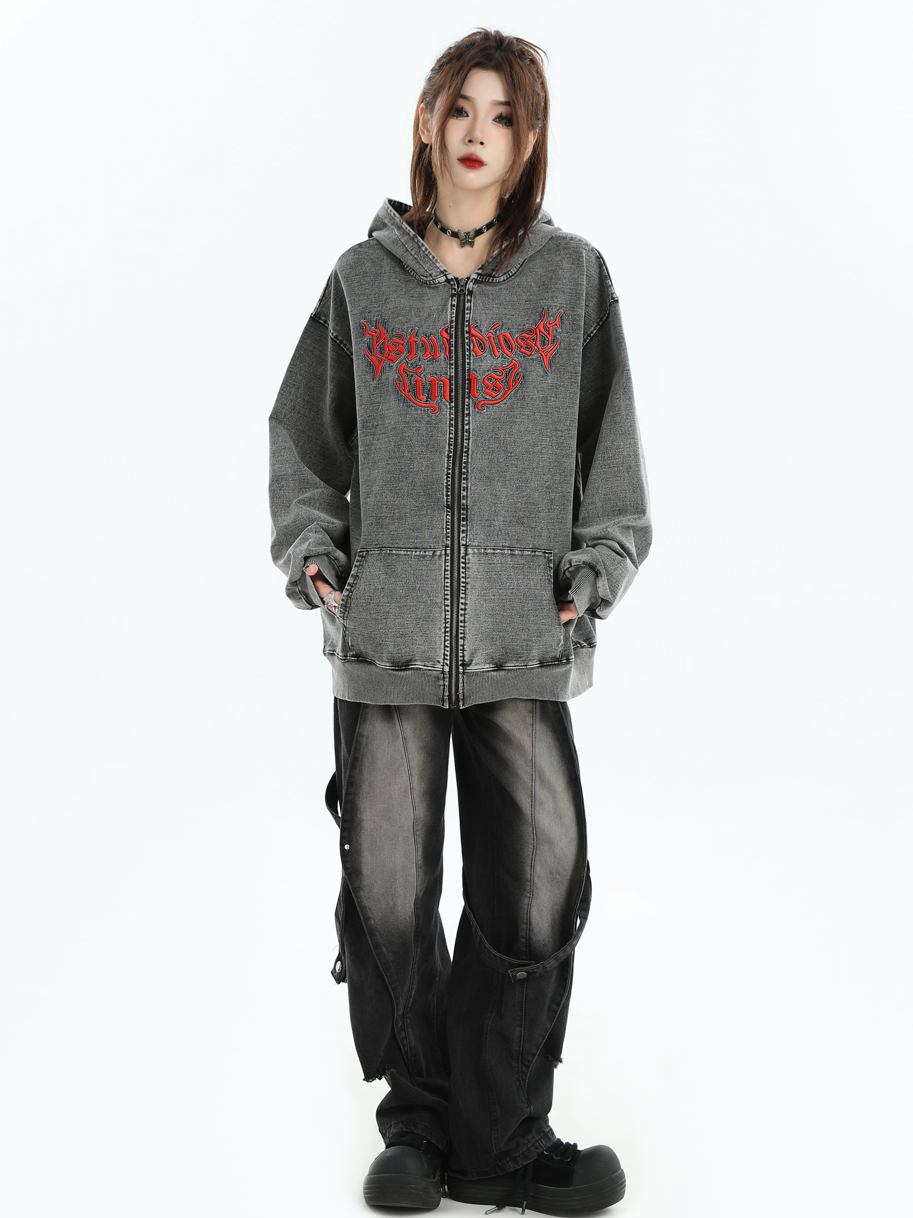 ウォッシュドロゴジップパーカー SS-000669