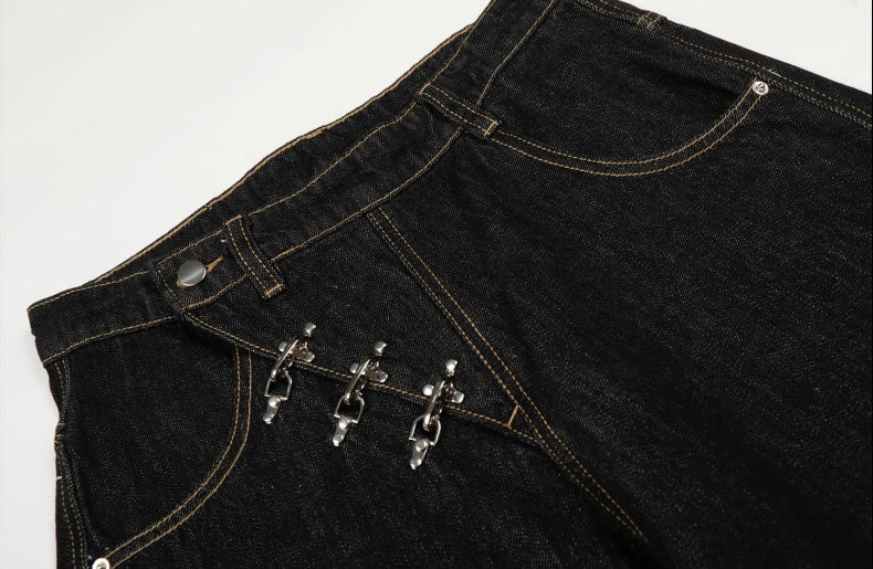 Wide Barrel Denim Pants znk000236