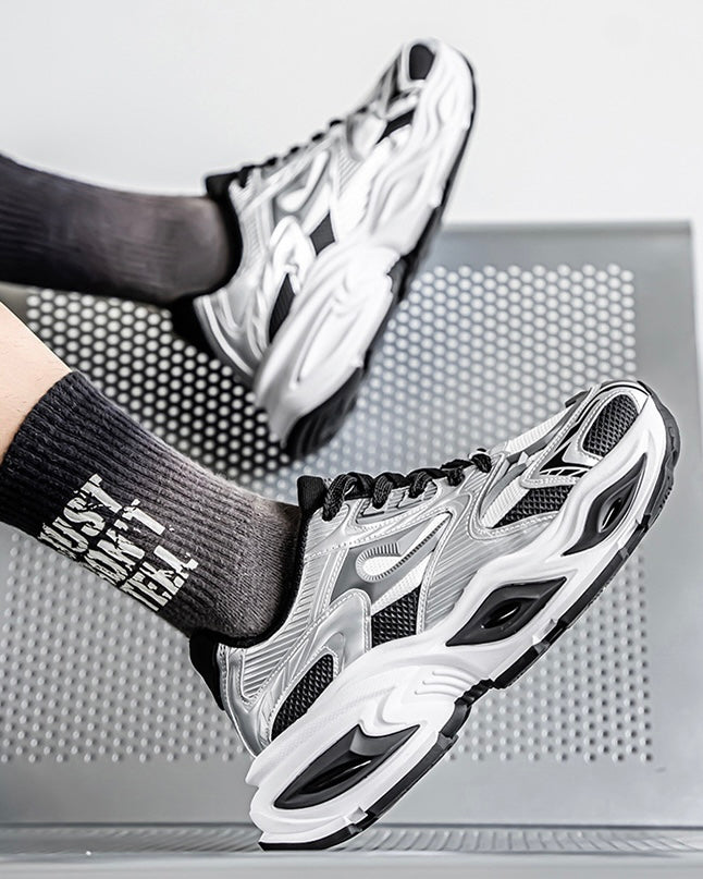 Mesh Panel Chunky Sneakers znk000229