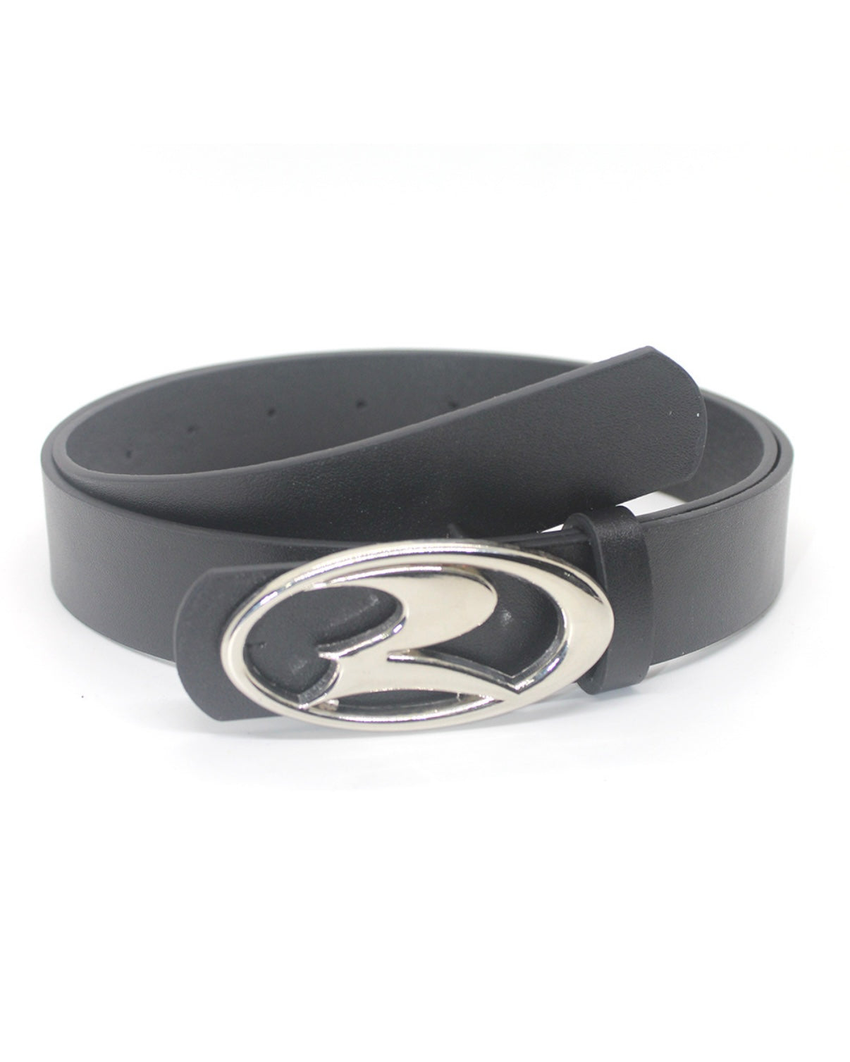 シルバーバックル シンプルベルト SS-000678