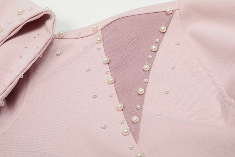 パールスタッズデザインフーディー znk000084