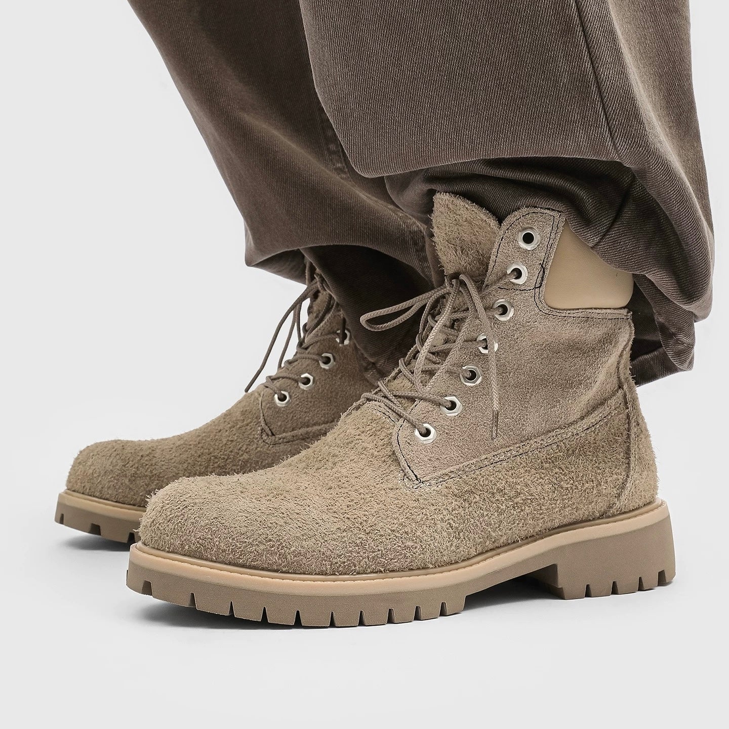 Rugged Suede Work Boots znk000206