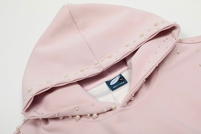 パールスタッズデザインフーディー znk000084