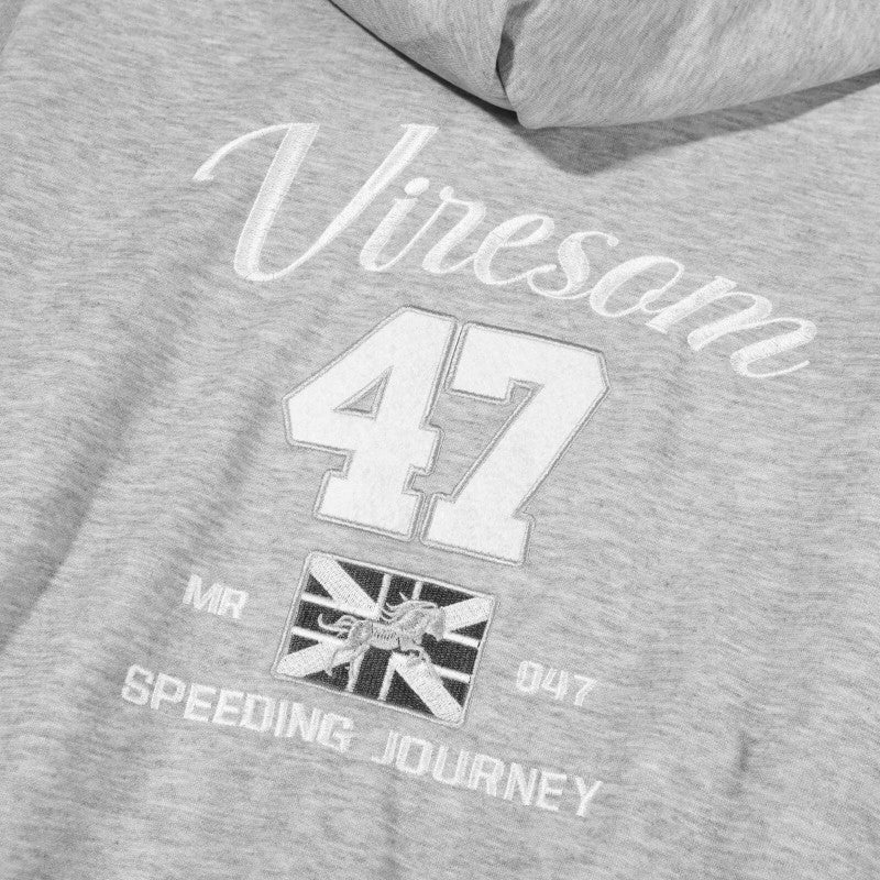 バイカラーロゴジップフーディ znk000167