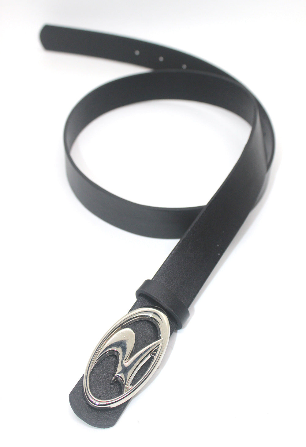 シルバーバックル シンプルベルト SS-000678