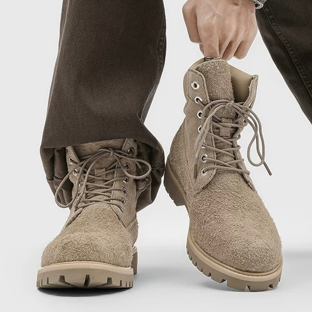 Rugged Suede Work Boots znk000206