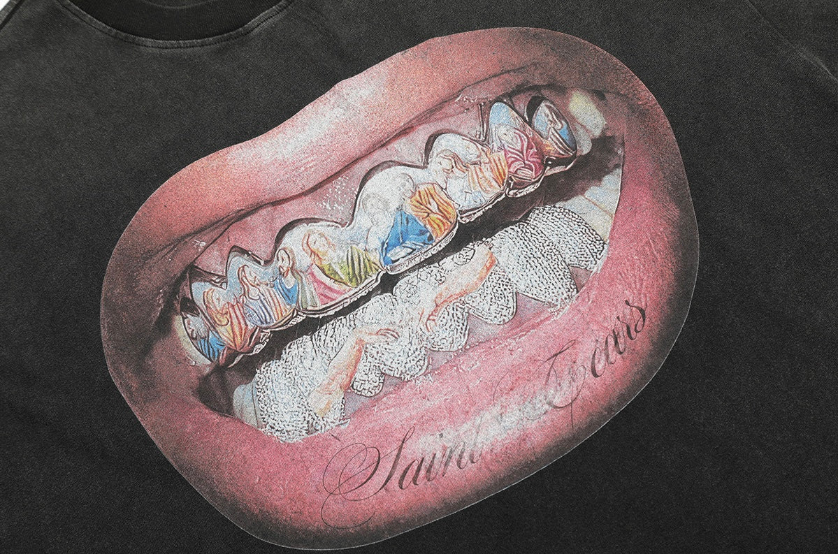 Statement Mouth Graphic Tee znk000217