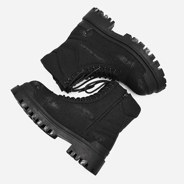 Black Combat Boots znk000205