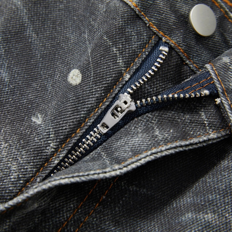 Reptile Skin Graphic Denim znk000230