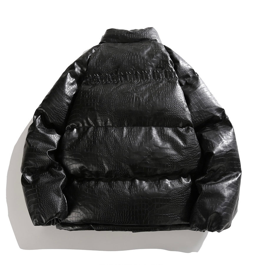 クロコレザーダウンジャケット znk000018