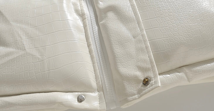 クロコレザーダウンジャケット znk000018