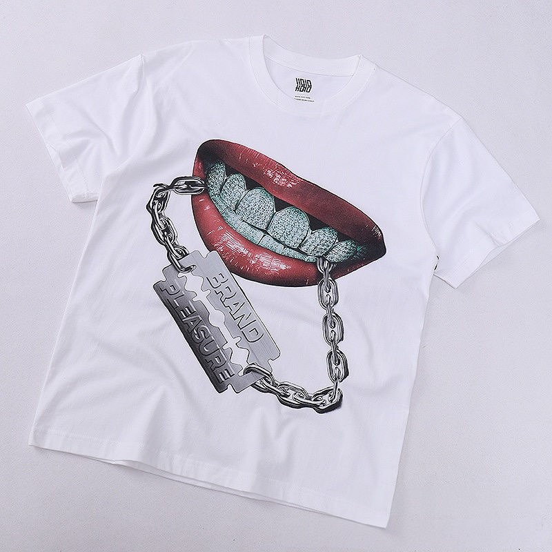 Razor chain graphic T-shirt znk000218
