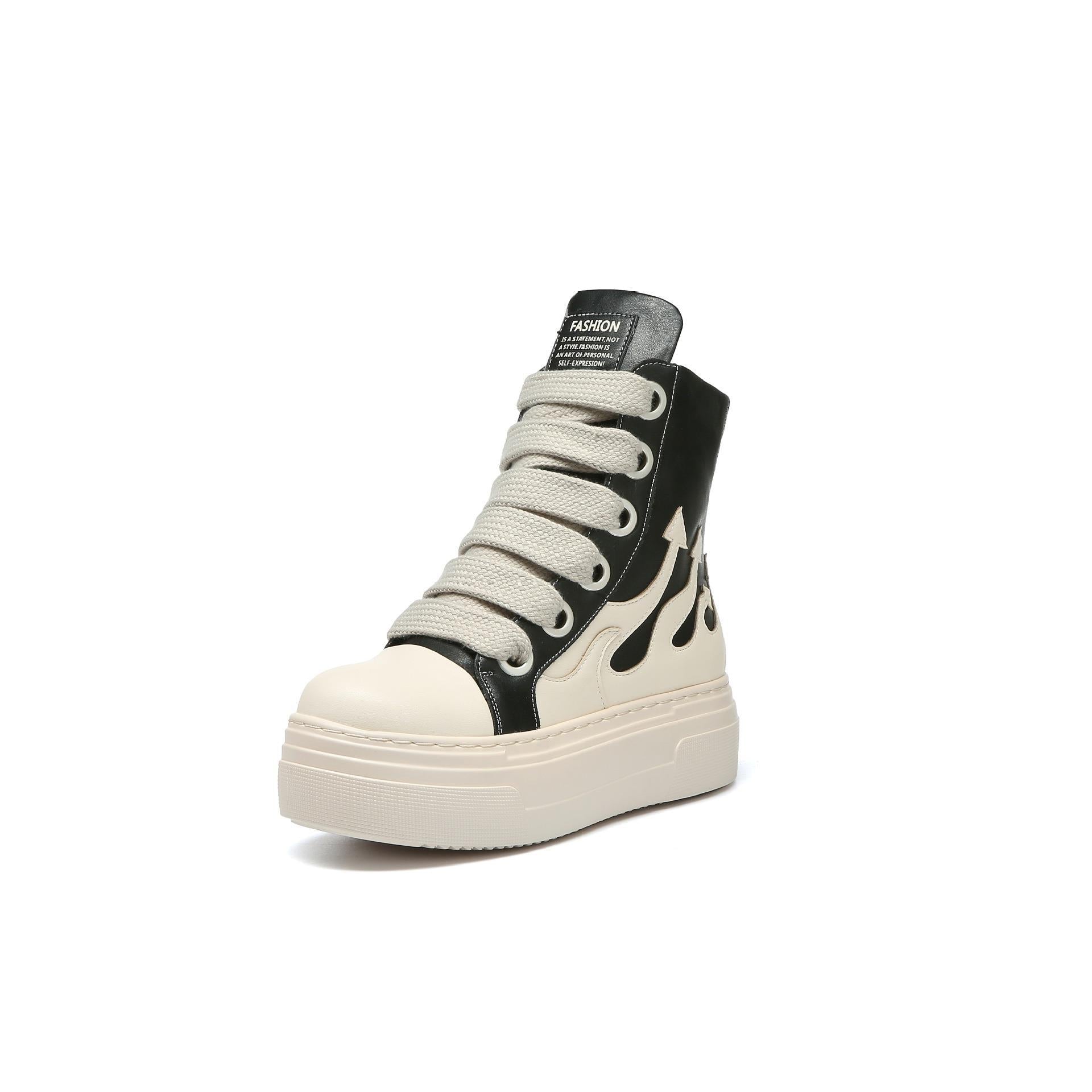 フレイム厚底ハイカットスニーカー znk000013