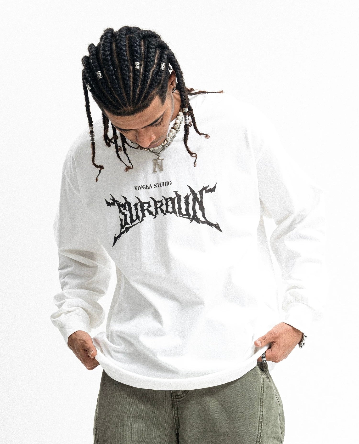 ロゴロングスリーブTシャツ znk000086