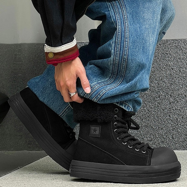 ボア付き厚底ハイカットブーツ
znk000148