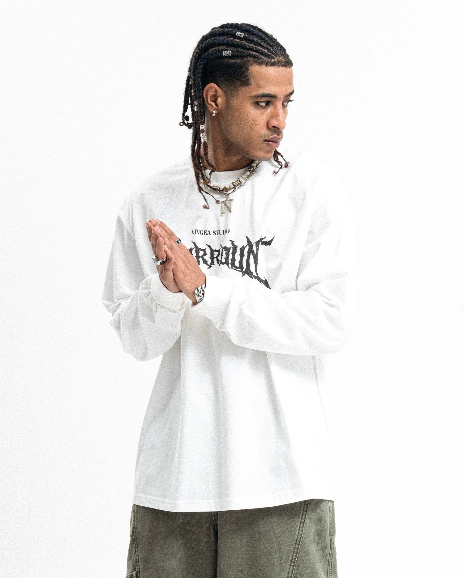 ロゴロングスリーブTシャツ znk000086