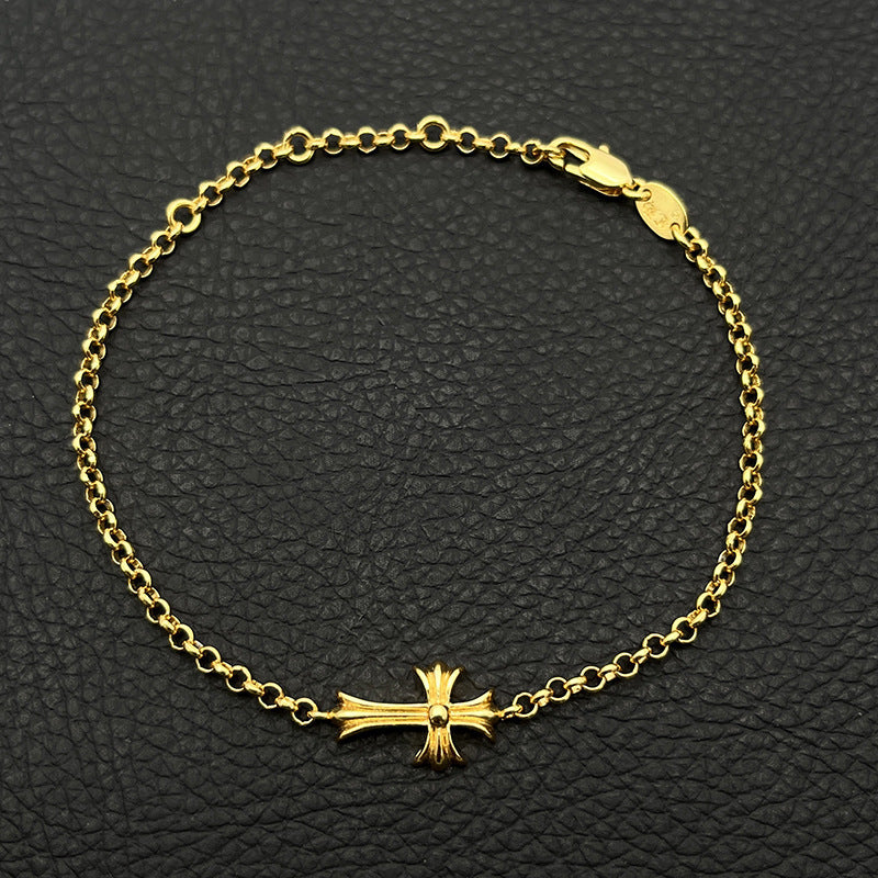 18kgp クロス チェーンブレスレット znk000135