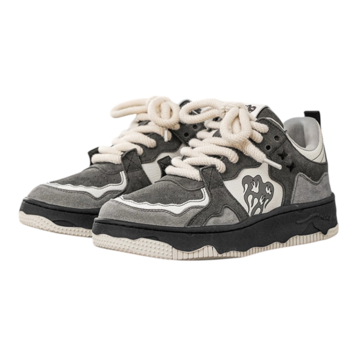 Suede Panel Street Sneakers znk000234