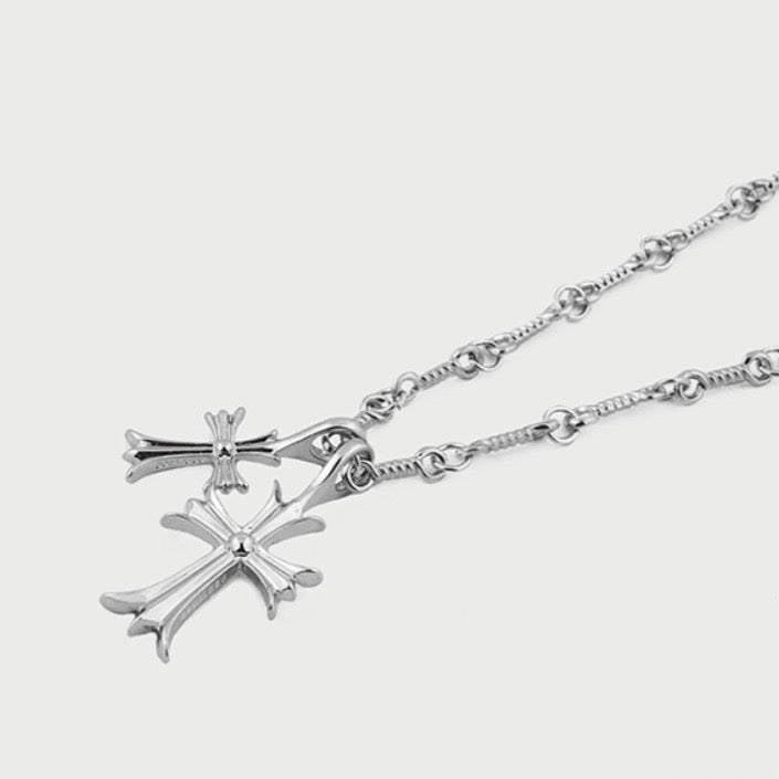 18kgp ツインクロスネックレス znk000137