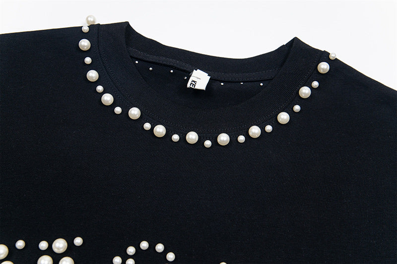 Pearl Stud T-Shirt znk000212