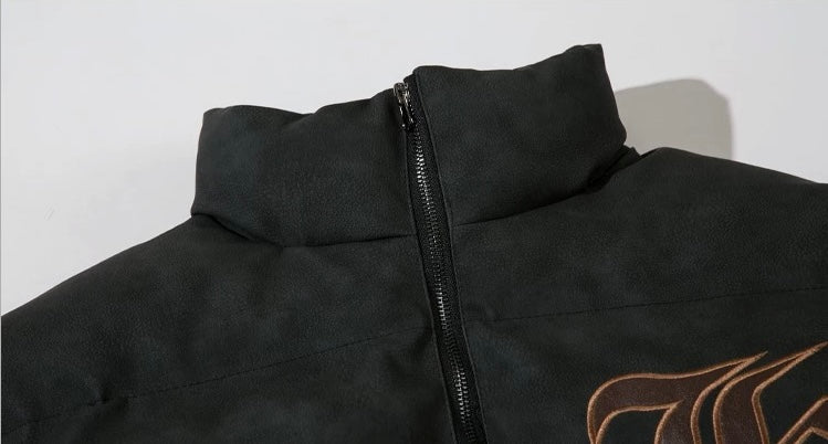 ゴシックレターヘビーダウンジャケット znk000101