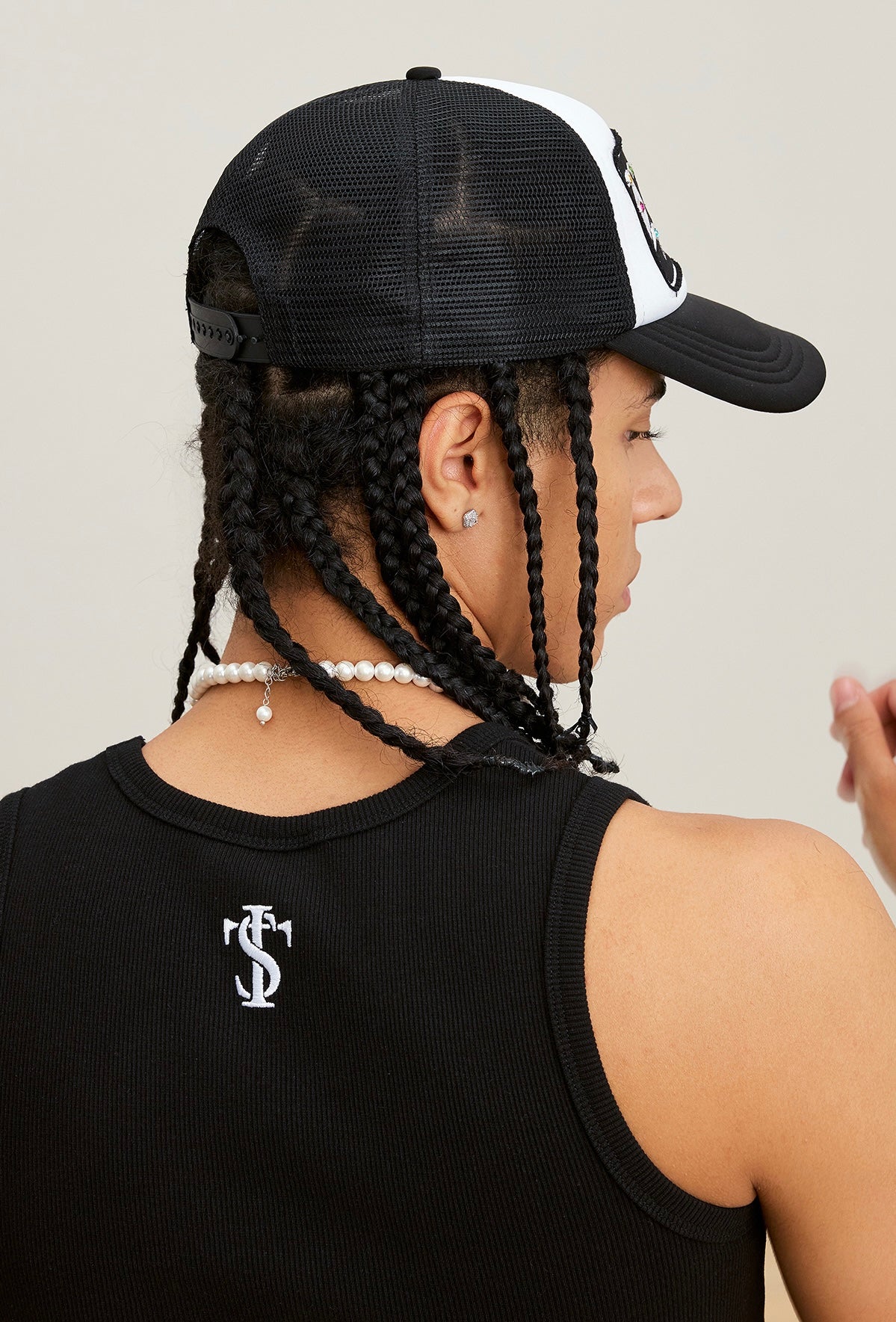 ビジューメッシュキャップ znk000046