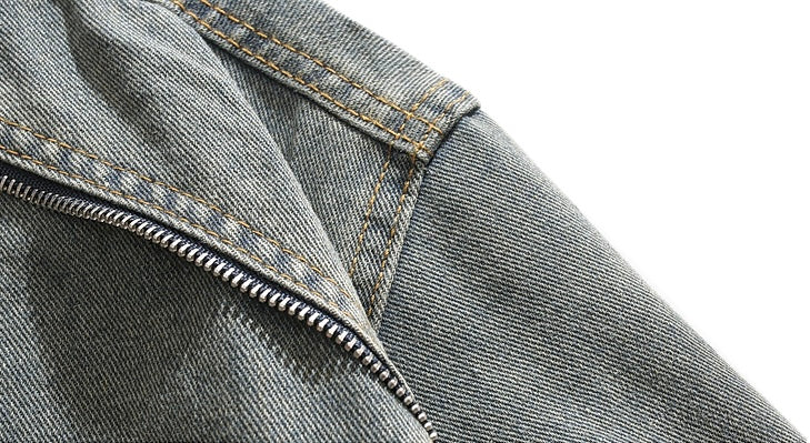 クラッシュデザインデニムジャケット znk000125